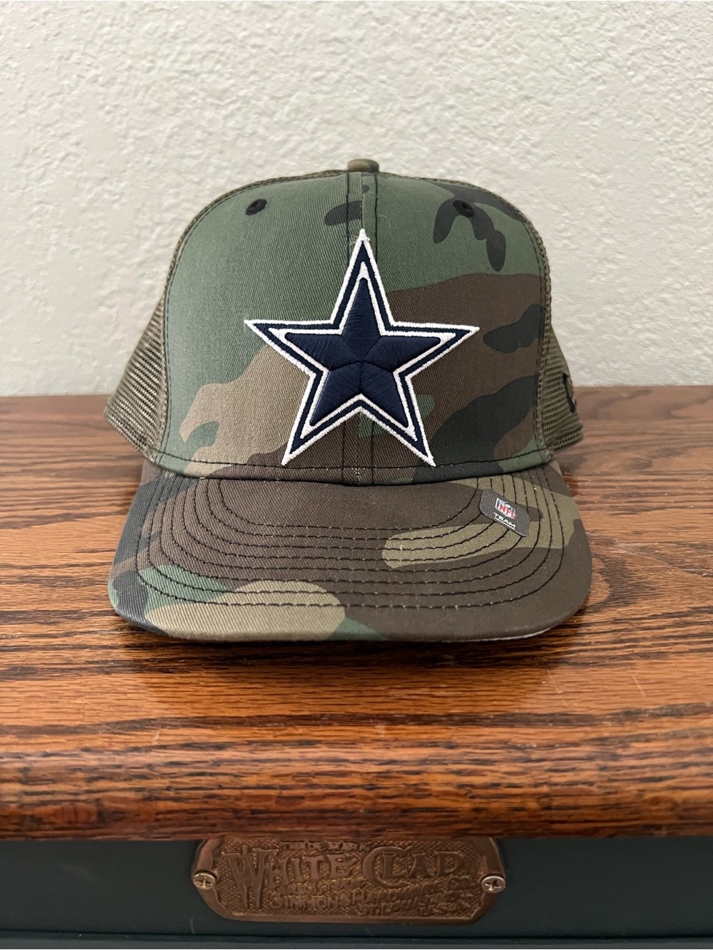 New Era Dallas Cowboys Mesh Camo Trucker SnapBack Hat